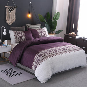 Simple Plain Bedding Set