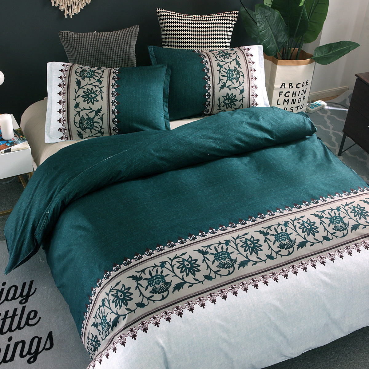 Simple Plain Bedding Set