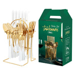 Luxury Cutlery Set With Storage Rack Dishwasher