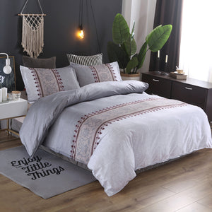 Simple Plain Bedding Set