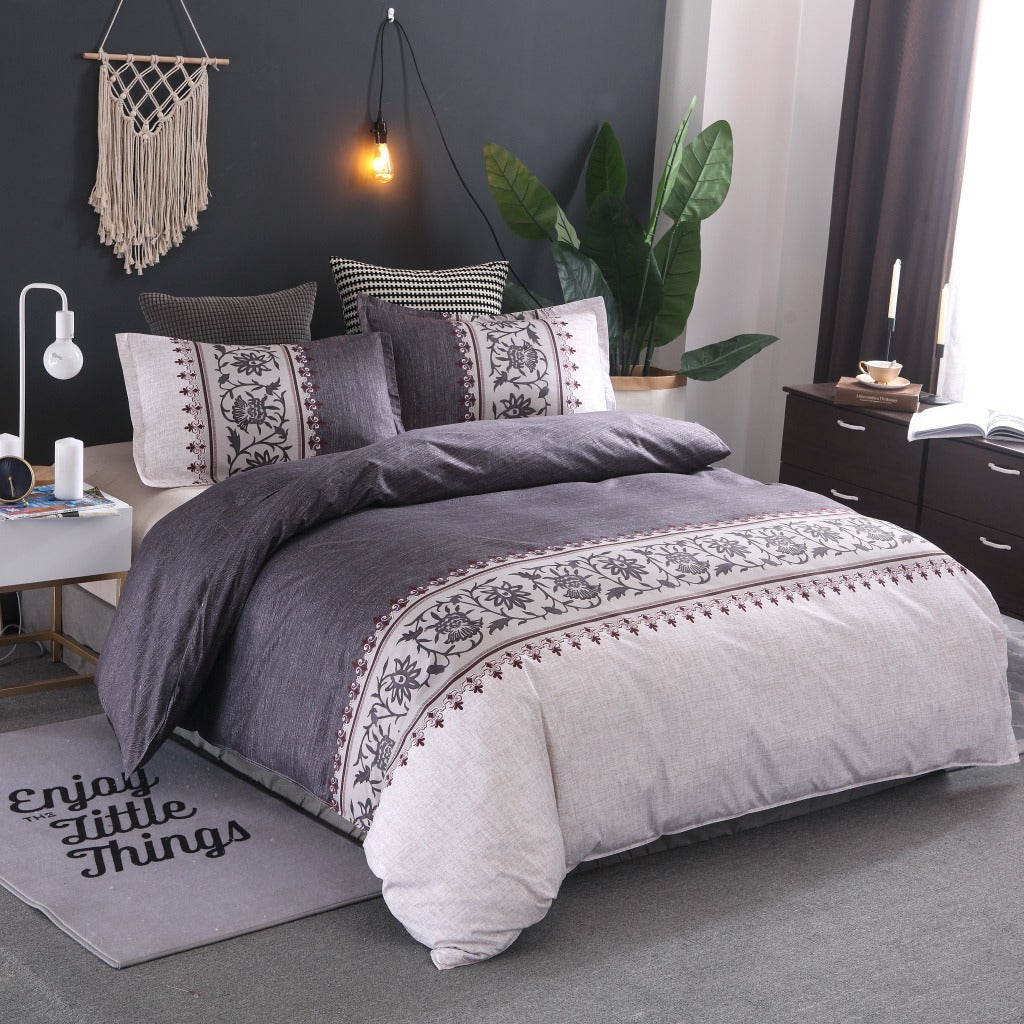 Simple Plain Bedding Set