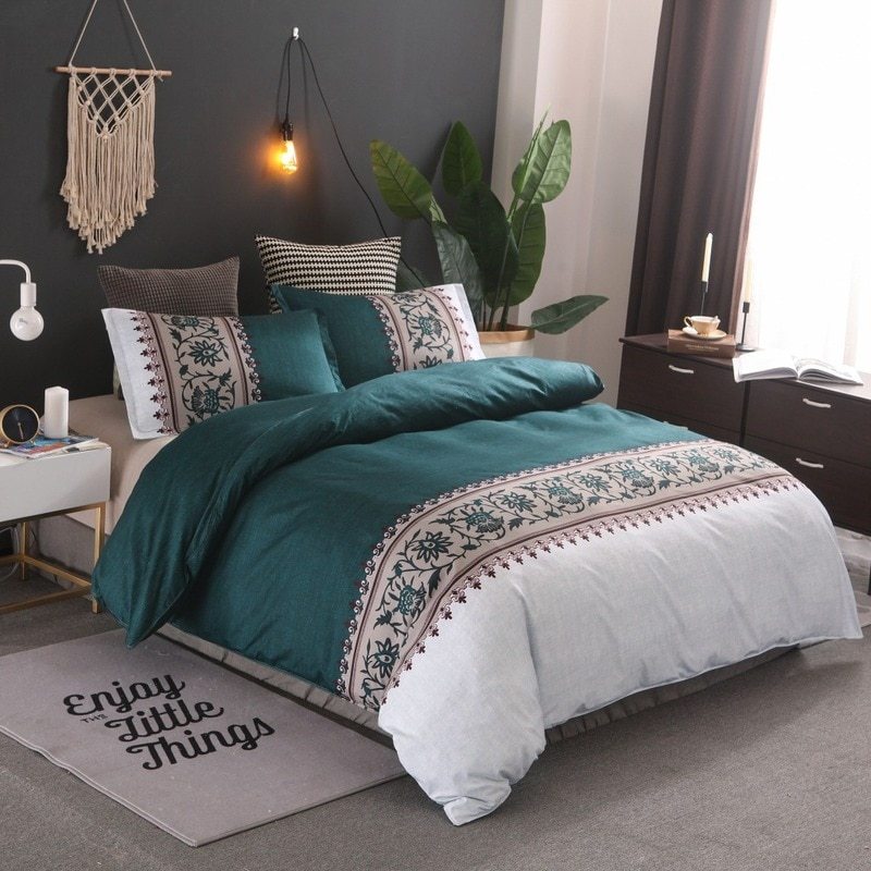 Simple Plain Bedding Set