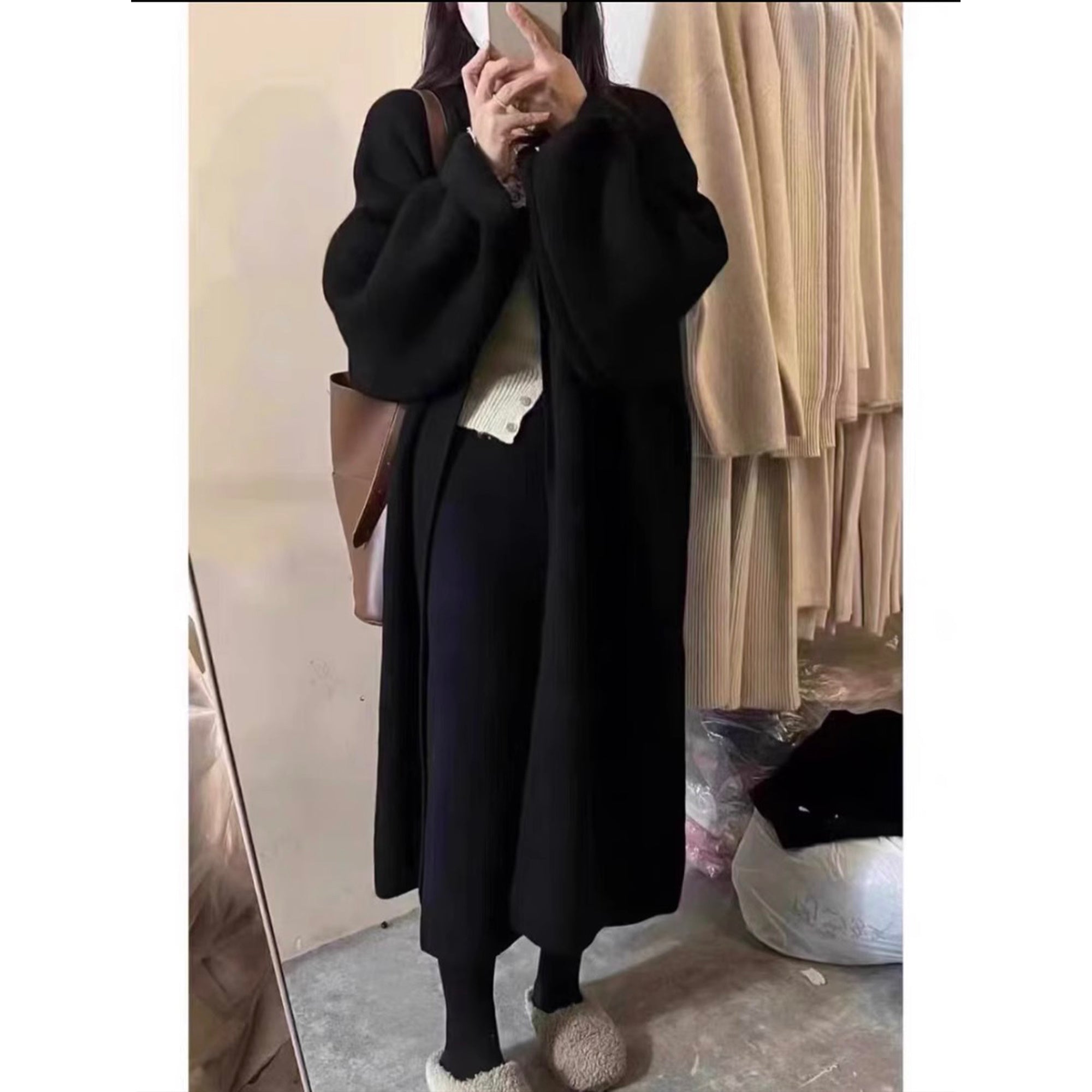 Long Cardigan Sweater Woman's Coat