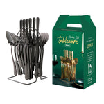 Luxury Cutlery Set With Storage Rack Dishwasher